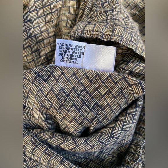 FLAX by Jeanne Engelhart 100% Linen Woven Maxi Skirt Size S - Picture 4 of 6